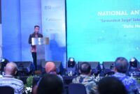 *Caption:*
Penjabat Gubernur Jawa Barat Bey Machmudin memberikan sambutan pada acara National Anti Fraud Conference 2024 di Hotel Hilton Bandung, Kamis (5/9/2024).(Foto: Biro Adpim Jabar)