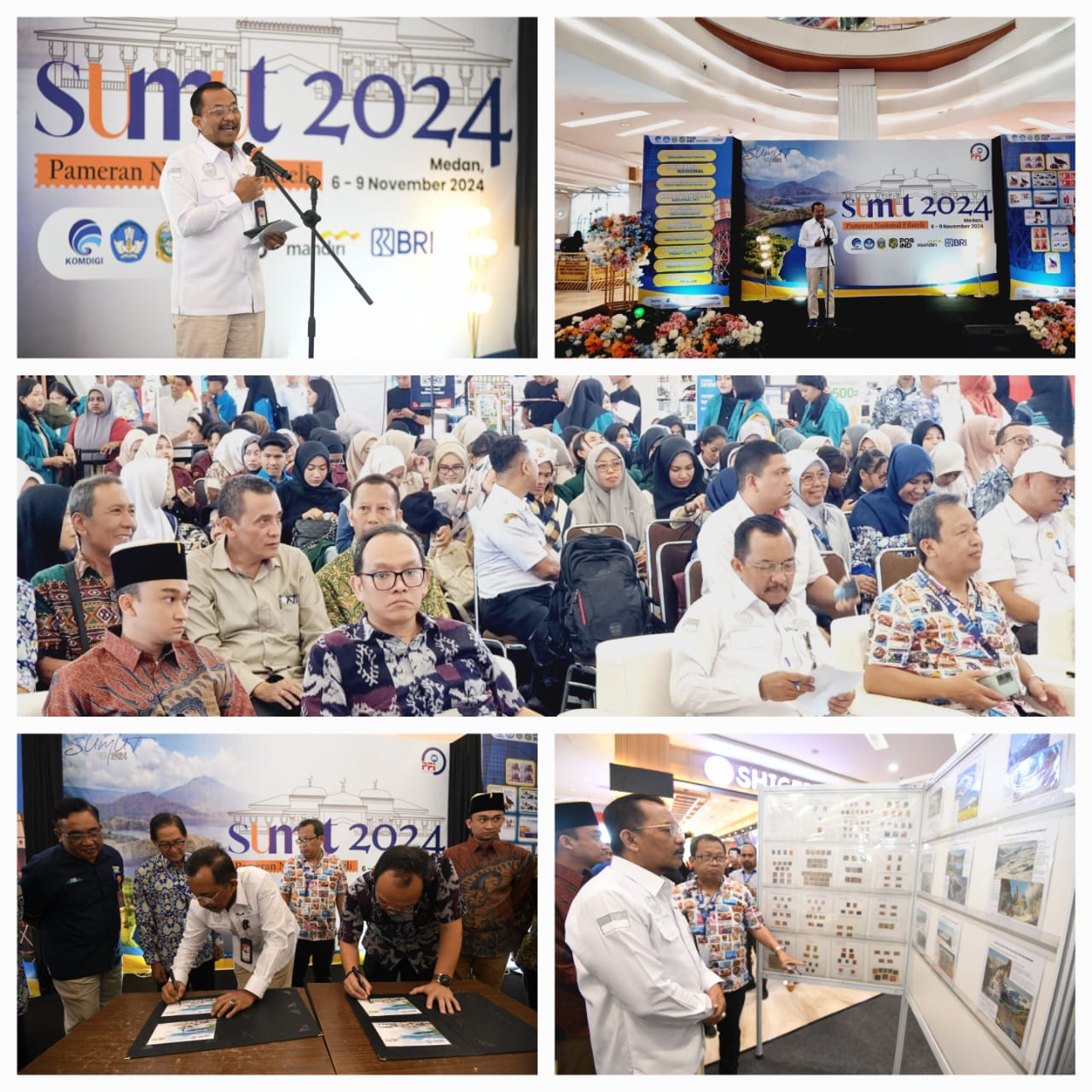 Ilyas Sitorus Apresiasi Pameran Nasional Filateli Tahun 2024