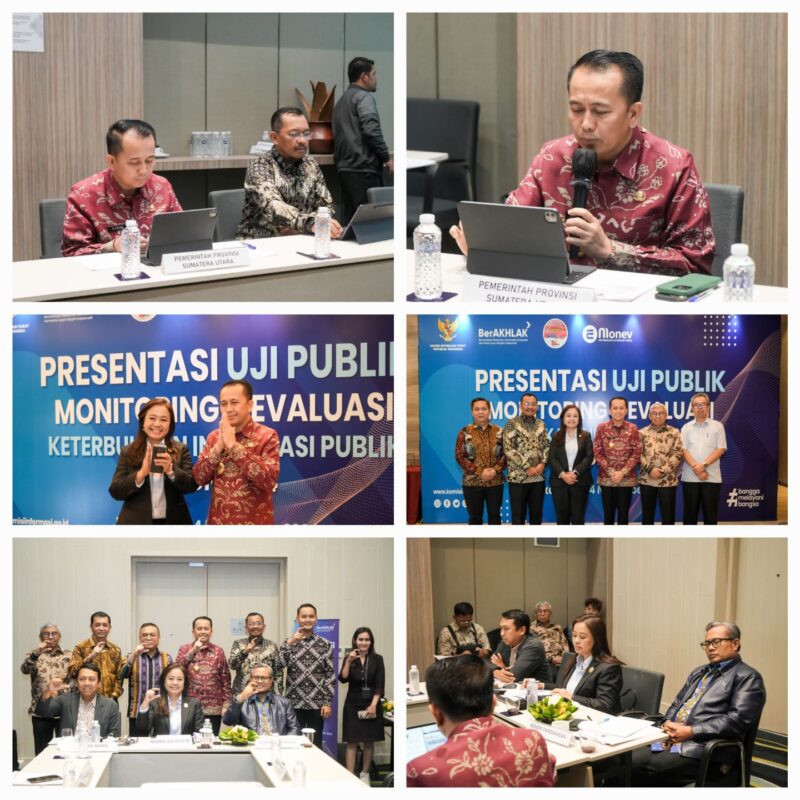Caption : Kolase
Foto. Penjabat (Pj) Gubernur Sumatera Utara (Sumut) Agus Fatoni, kegiatan Uji Publik Monitoring dan Evaluasi Keterbukaan Informasi Publik di Grand Mercury Hotel Kemayoran, Jakarta, Selasa (12/11/2024). 