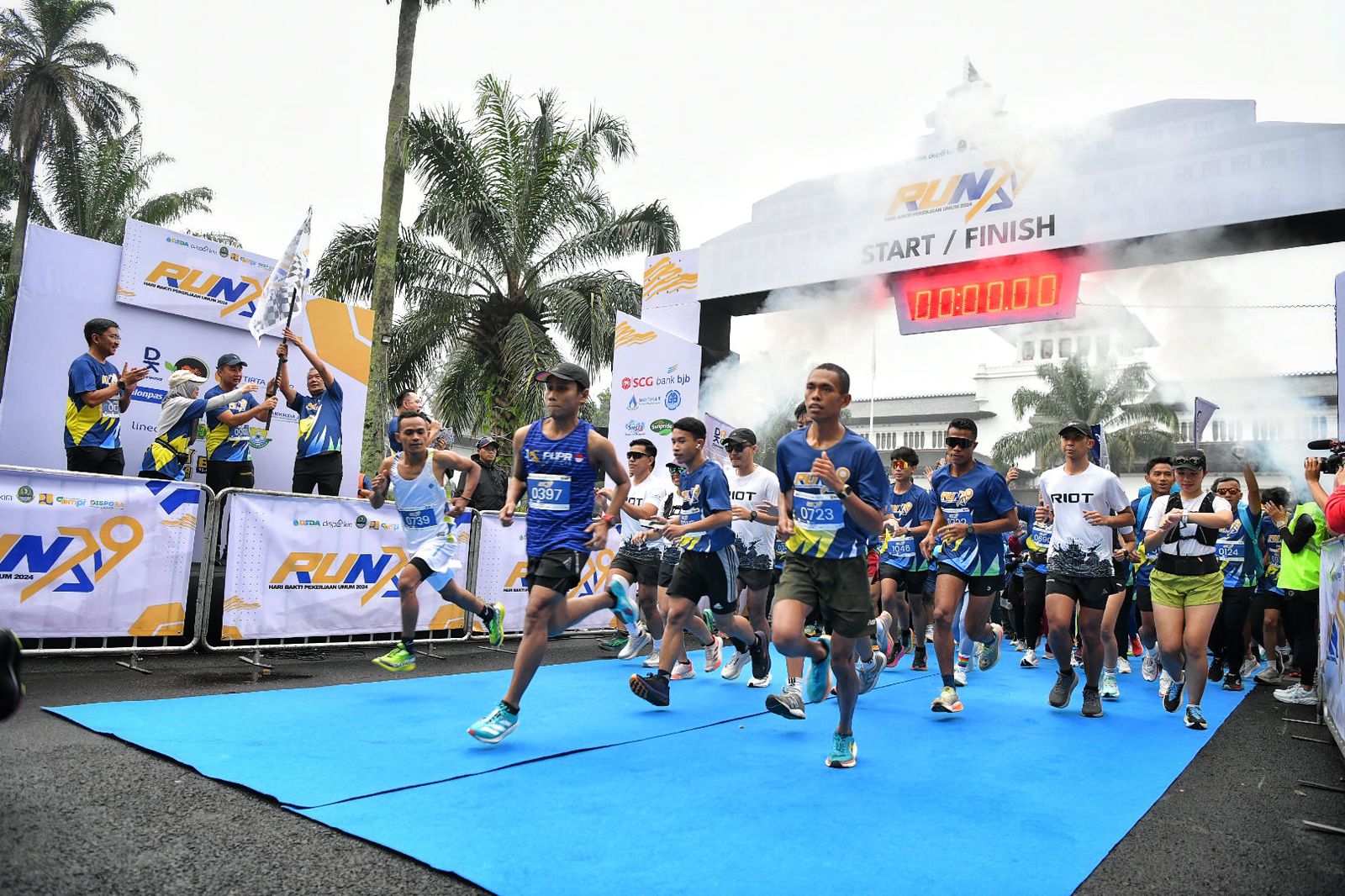 Fun Run Hari Bakti PU ke-79 Tingkat Jabar Berlangsung Meriah