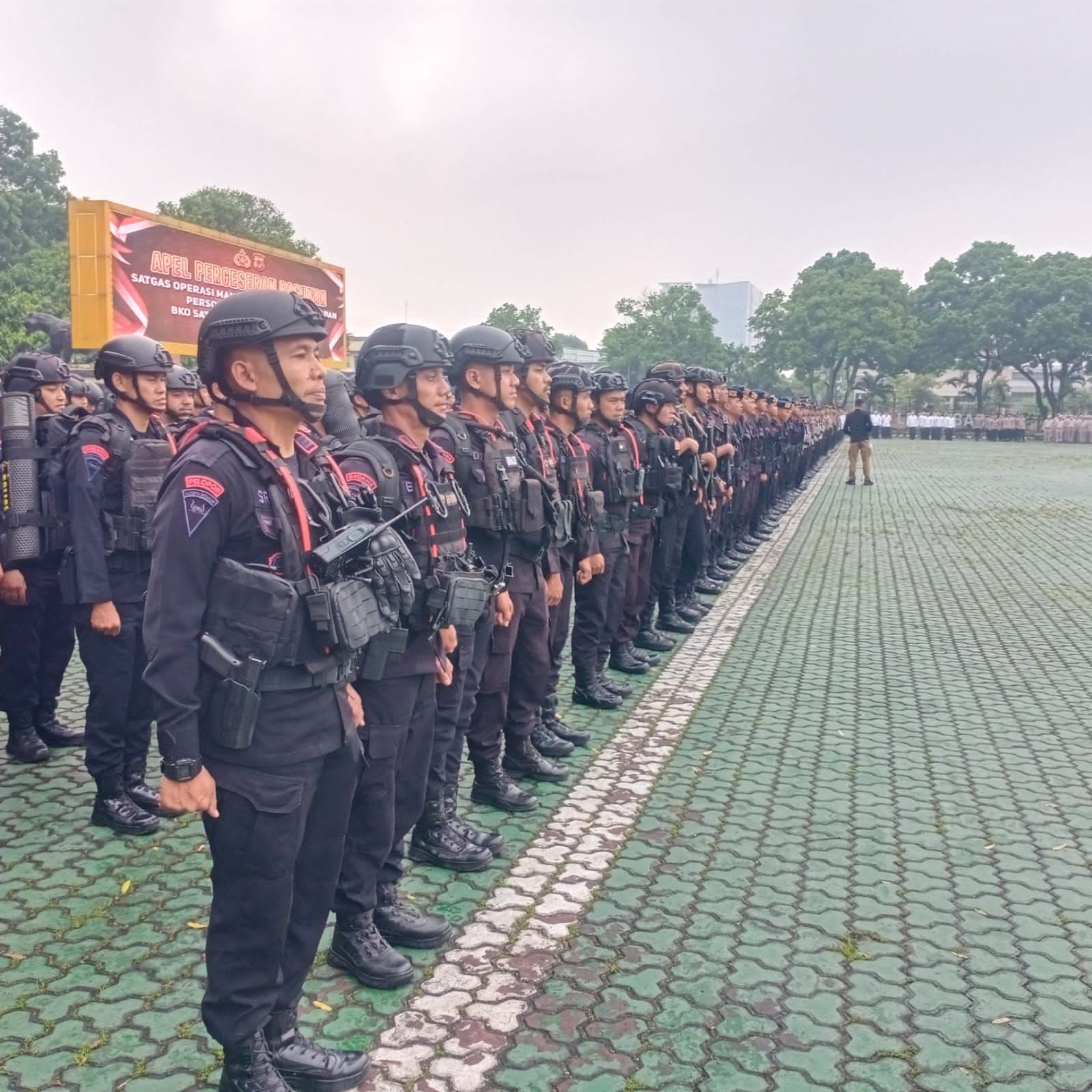 Sat Brimob Polda Jabar Siap Amankan Wilayah Hukum Polda Jabar untuk Ciptakan Situasi Damai, Aman dan Nyaman