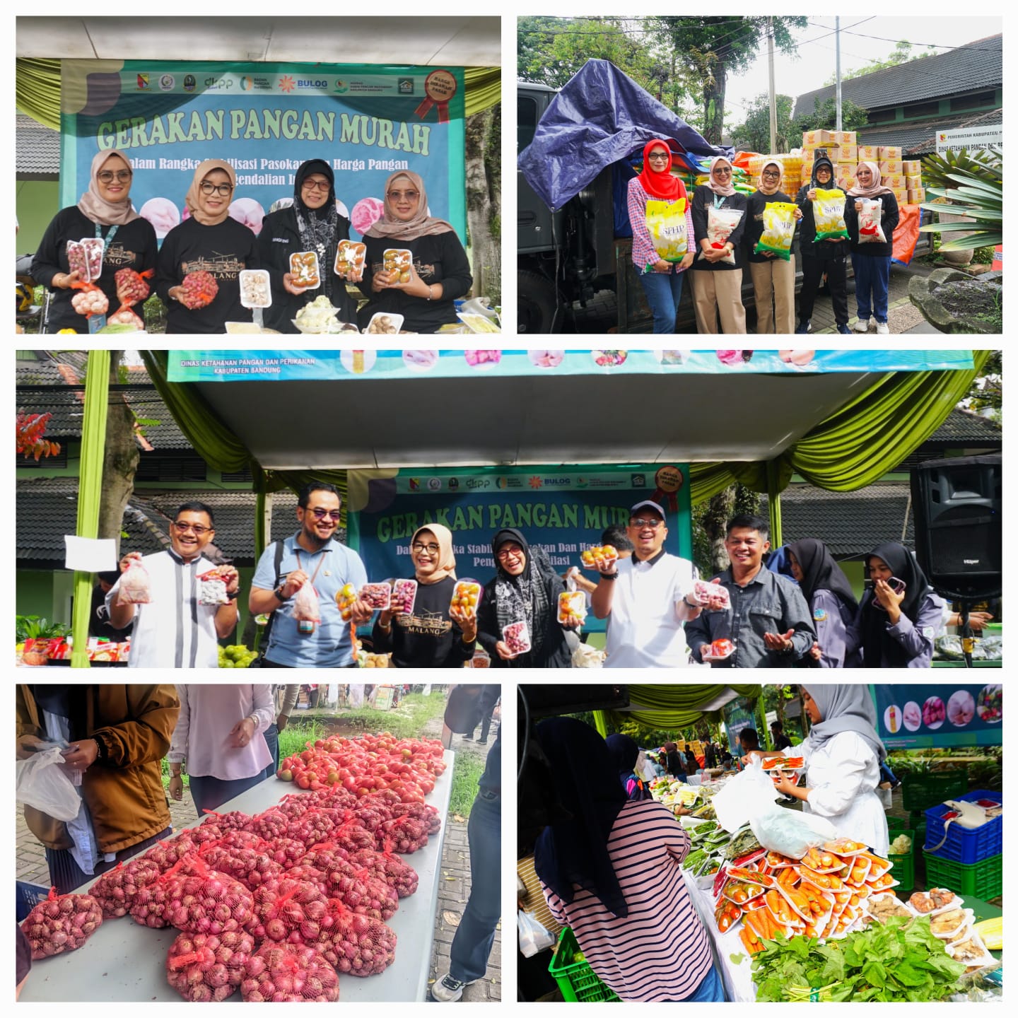 Pemkab Bandung Bekerjasama Dengan PT. Tricipta Gelar Gerakan Pangan Murah