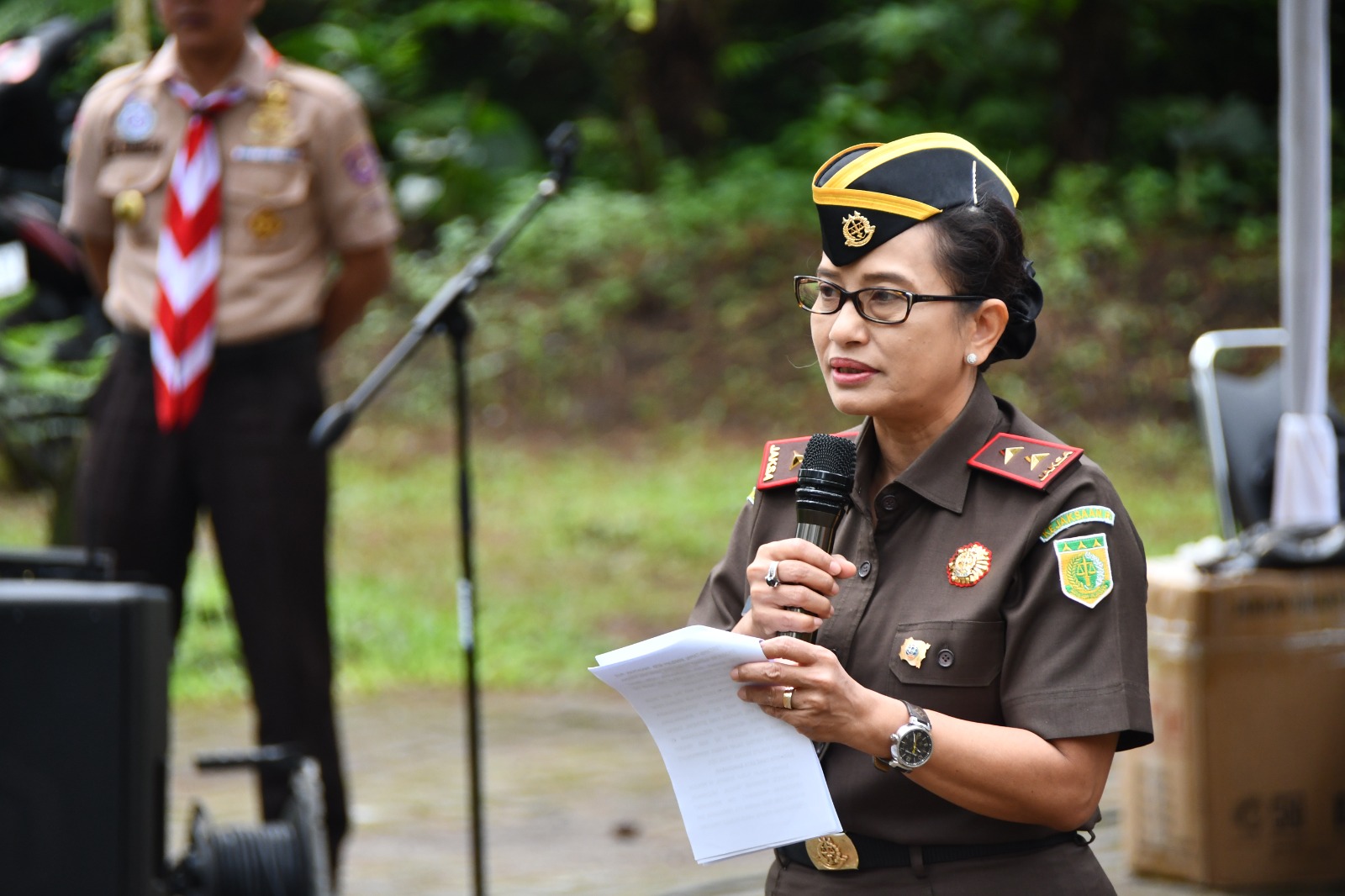 Kajati Jabar Mengajak Pramuka Se-Jabar Untuk Memperingati Hari Anti Korupsi Sedunia Tahun 2024