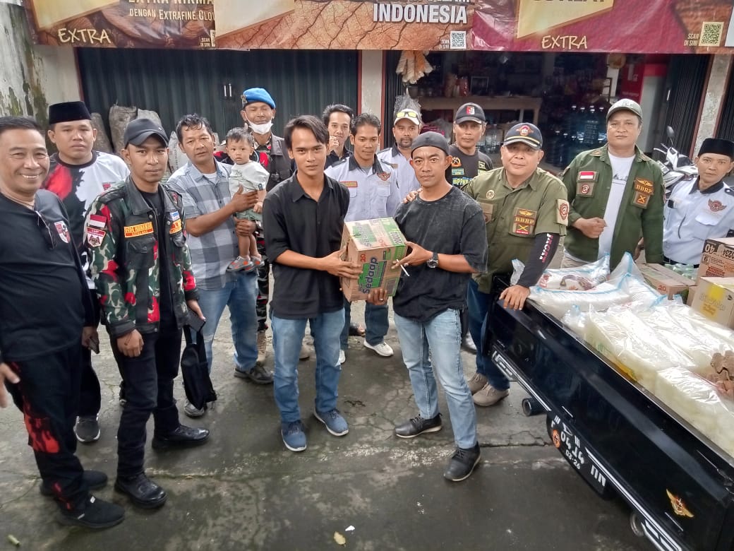 Keluarga Besar Aliansi Ormas Kecamatan Tamansari Peduli Korban Bencana Alam