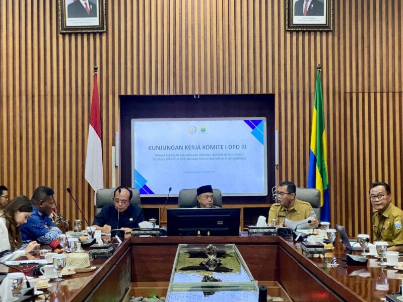 Penyelesaian Non-ASN Jadi Fokus Kunjungan Kerja DPD RI ke Pemkot Bandung