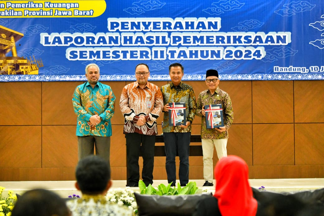 Bey Machmudin Menerima LHP BPK Semester 2 Tahun 2024