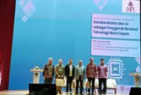 CEO Kazee Dr I Made Ariya Sanjaya Sampaikan Business Innovation with AI di Seminar AIPI