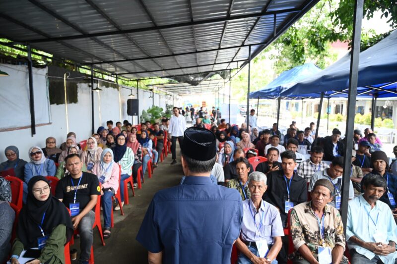 Caption :
Sosialisasi MBG di Makassar dihadiri warga, mahasiswa, dan aktivis, Minggu (25/02-2025).