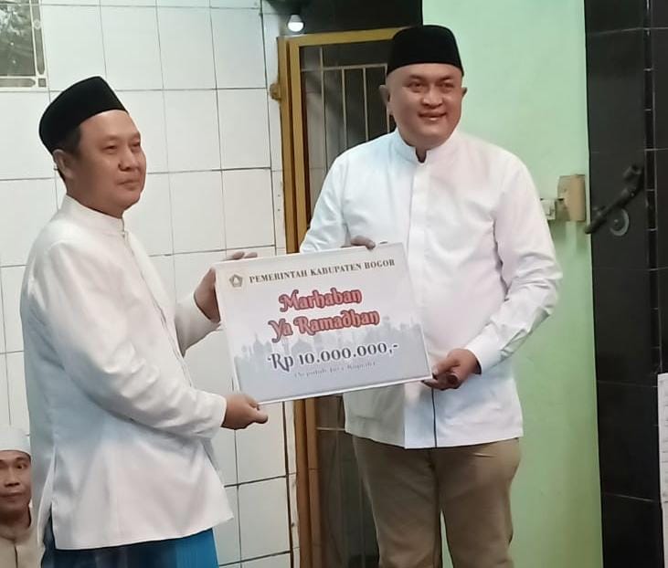 Bupati Bogor Rudi Susmanto Hadiri Acara Safari Ramadhan di Masjid Al-Masyur