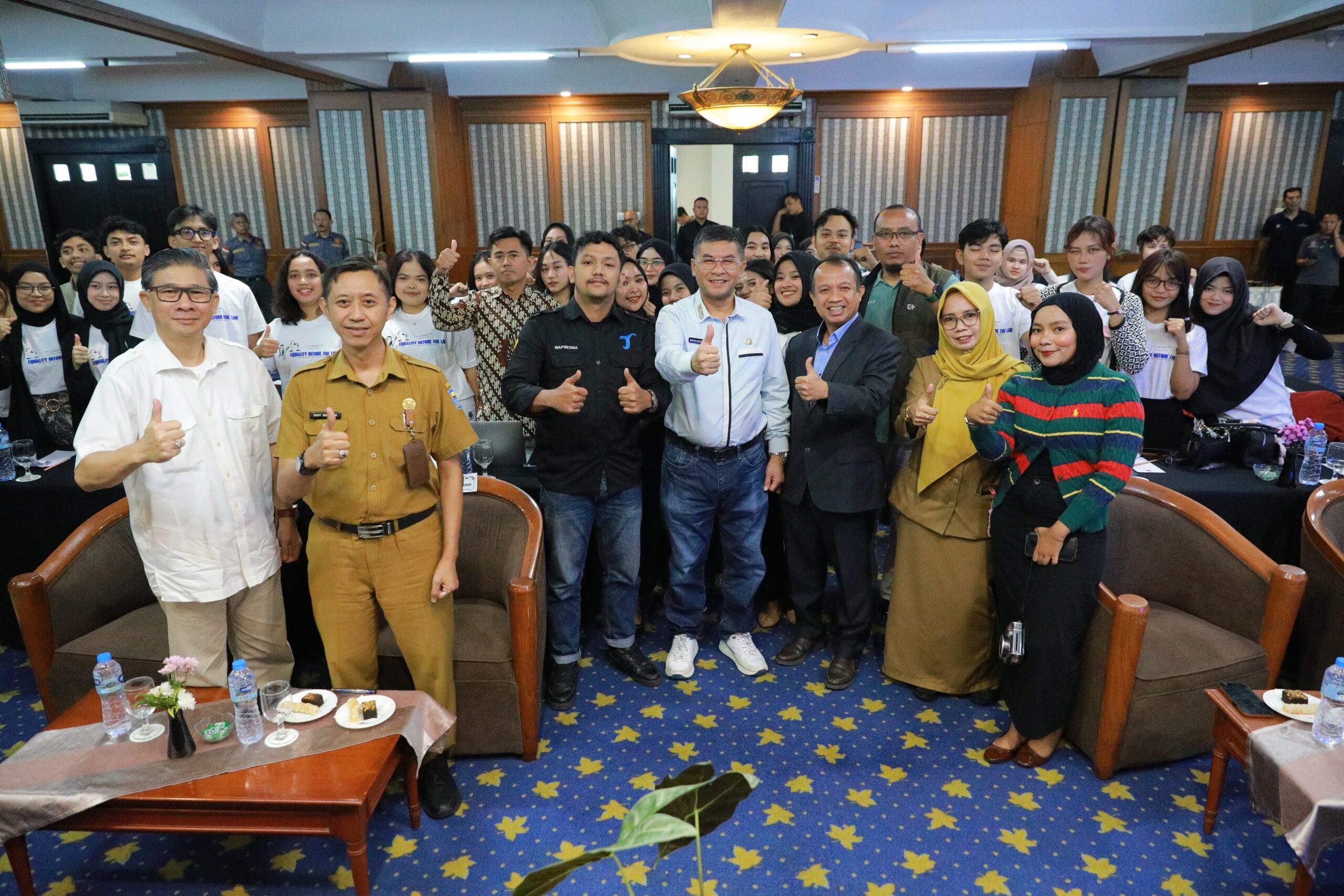 Wakil Gubernur Jawa Barat Erwan Setiawan menghadiri kegiatan workshop _Law Corporate For Beginers and Generation_ Artifical Intelegent di Hotel Jayakarta, Kota Bandung