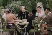 Momen pernikahan selebritis Maxime Bouttier dan Luna Maya di Bali.(07/5/2025). Foto istimewa Instagram @lunamaya