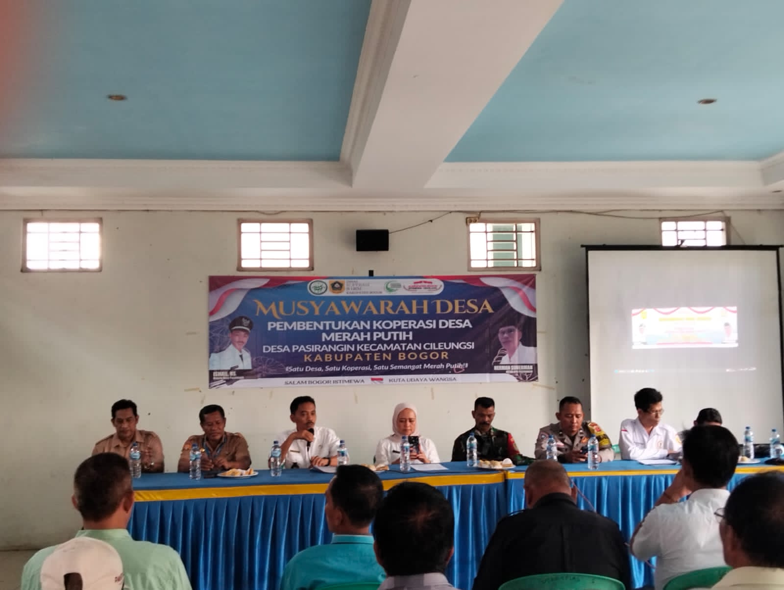 pemdes pasir angin dan jajaran bentuk koperasi desa merah putih