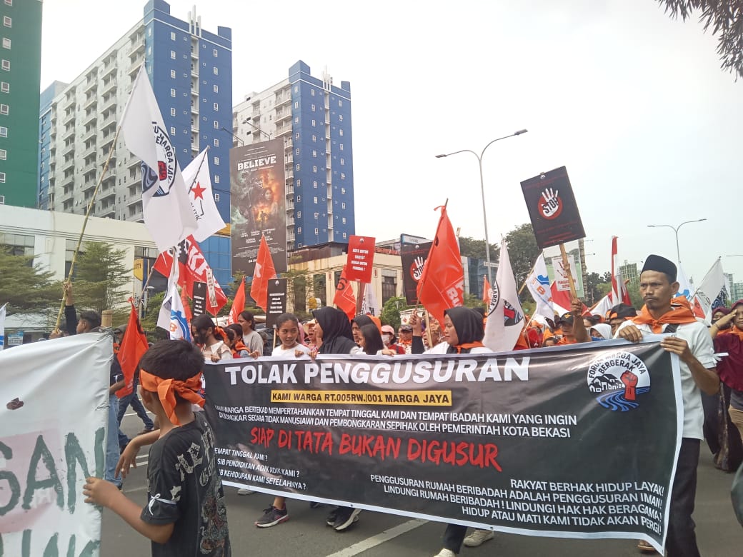 Ruang Dialog Tak Kunjung Datang, Warga Margajaya Tolak Penggusuran 