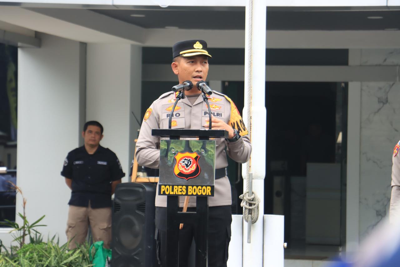 Kapolres Bogor Pimpin Apel Gelar Pasukan Operasi Patuh Lodaya 2025