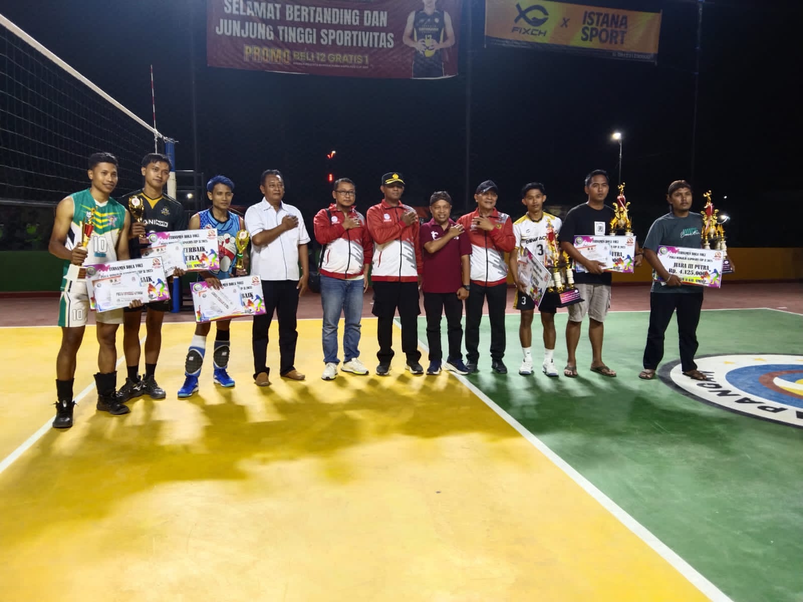 PBV Mahkota Agung dan PBV Losossa Raih Juara I di Final Kapolres Cup II Sumenep 2025