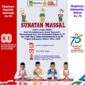 Dalam rangka memeriahkan Hari Ulang Tahun Kabupaten Bekasi ke-75 dan Hari Kemerdekaan Republik Indonesia ke-80, Dinas Sosial Kabupaten Bekasi menggelar kegiatan sunat massal sebagai bagian dari rangkaian kegiatan sosial menyambut hari bersejarah tersebut.