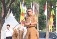 Asisten Daerah (Asda) III Bidang Administrasi Umum Kabupaten Bekasi Jaoharul Alam mengingatkan, seluruh Aparatur Sipil Negara (ASN) agar menjaga kedisiplinan dalam mengikuti upacara resmi, khususnya pada peringatan Hari Jadi Kabupaten Bekasi dan HUT Kemerdekaan RI ke-80 tahun. 