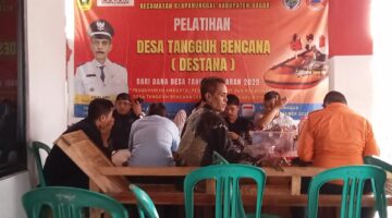 Pemdes Cikahuripan Resmikan Sekretariat Desa Tangguh Bencana dan Koperasi Merah Putih