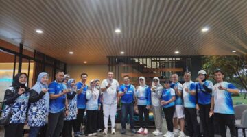 Cileungsi Bergemuruh Bupati Bogor -TNI Ramaikan Bubble Fun Run 2026