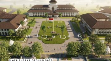 Revitalisasi Kawasan Gedung Sate–Gasibu, Perkuat Ikon Pusat Pemerintahan Jawa Barat
