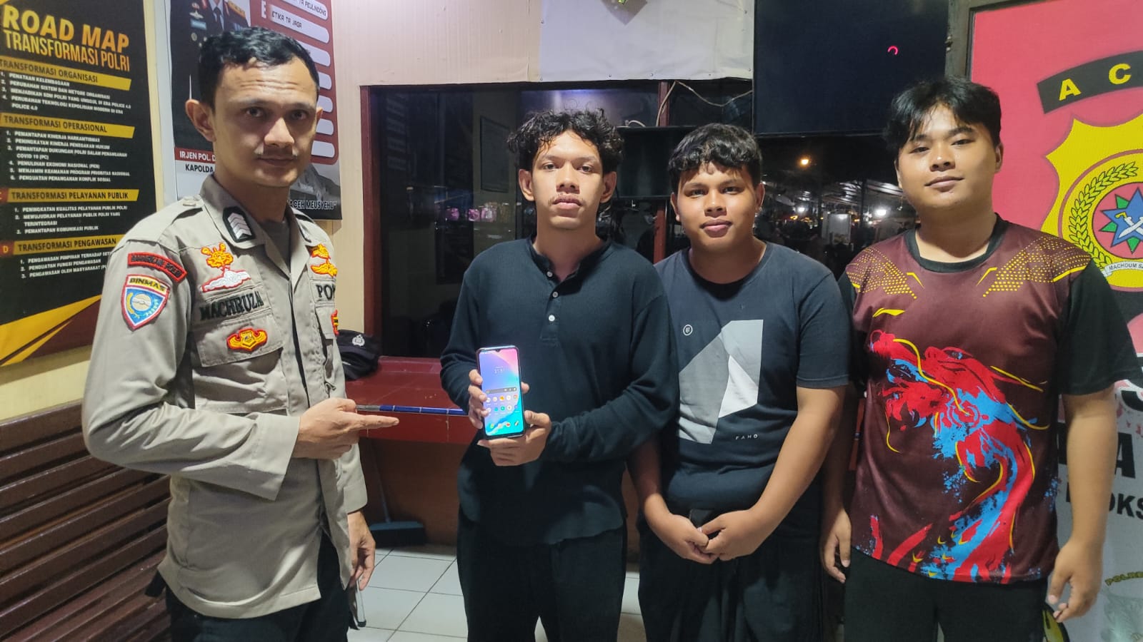 Gerak Cepat Polsek Muara Satu, HP Mahasiswa Hilang di Kos Berhasil Ditemukan dalam Hitungan Jam
