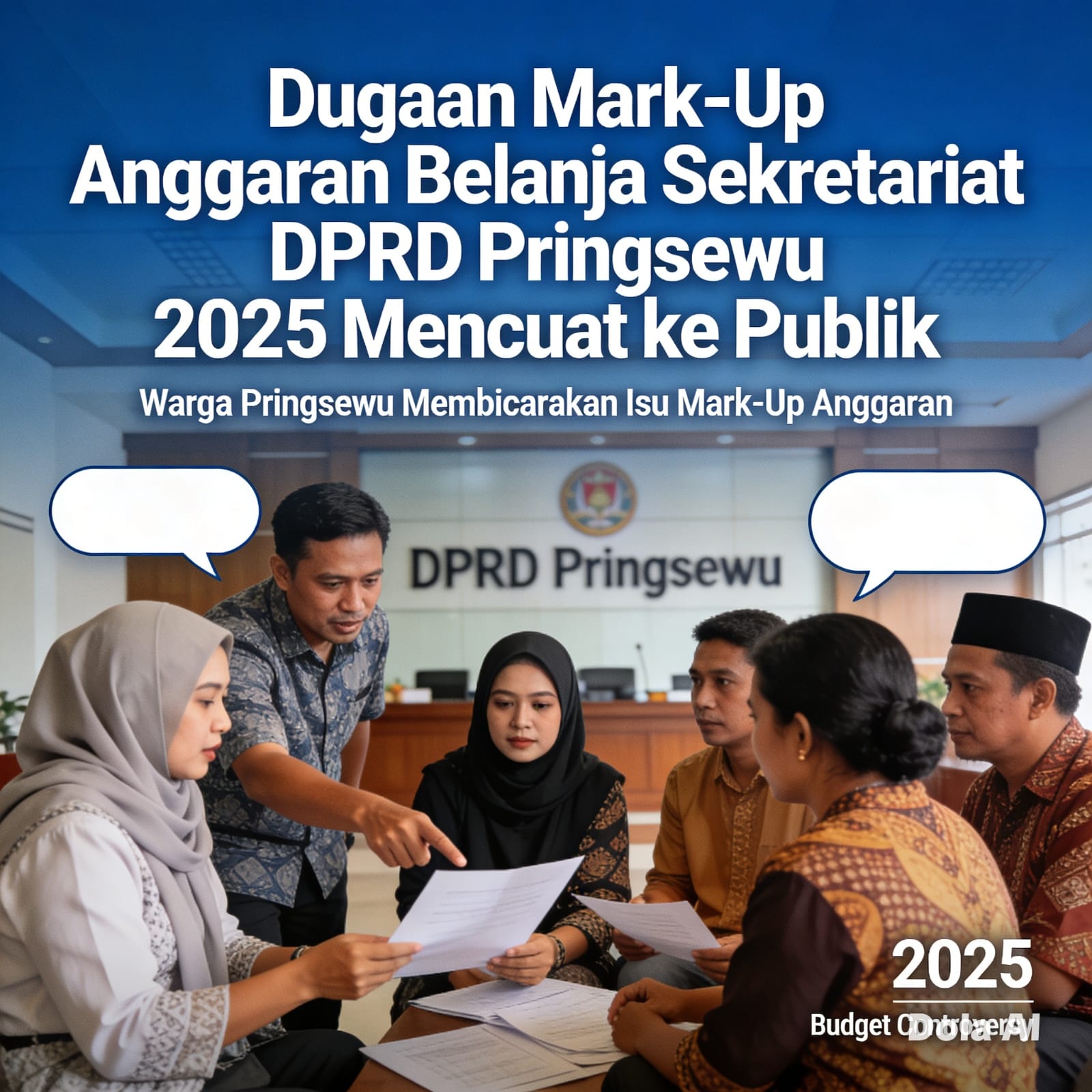 Sorotan Tajam Anggaran Sekretariat DPRD Pringsewu 2025 : Nilai Pengadaan Barang dan Pakaian Adat Dinilai Tidak Wajar  