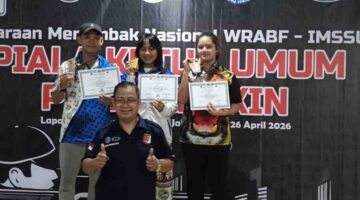 The Twins Shooter Raih Medali Emas di Kejurnas Menembak Piala Ketua Umum PB Perbakin 2026