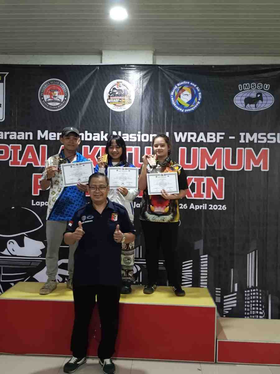 The Twins Shooter Raih Medali Emas di Kejurnas Menembak Piala Ketua Umum PB Perbakin 2026