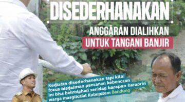 Ketua Pentahelix Tri Rahmanto Apresiasi Langkah Bupati Bandung Prioritaskan Penanganan Banjir