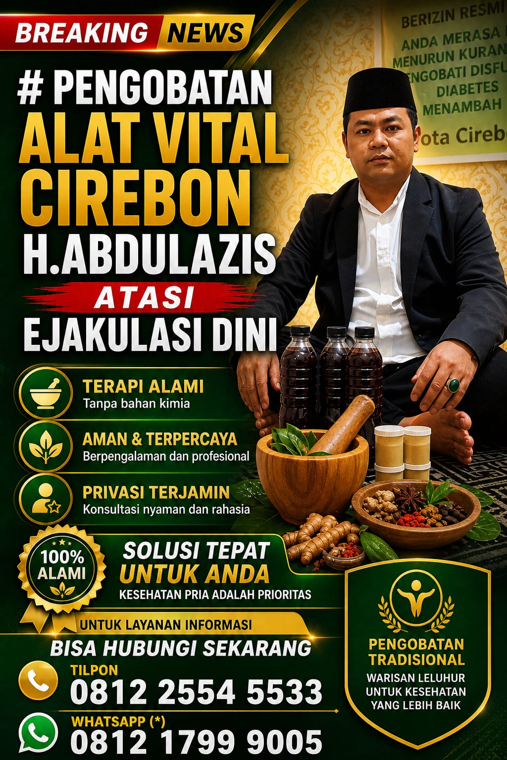 Pijat Tradisional Mundu Cirebon H.Abdulazis Atasi Lemah Syahwat Resmi