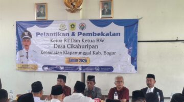 Pelantikan RT/RW Cikahuripan 2026: 80 Pengurus Resmi Dilantik, Simbol Penguatan Layanan di Tingkat Warga