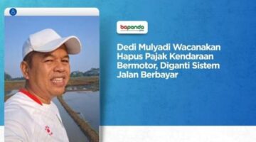 Dedi Mulyadi Wacanakan Hapus Pajak Motor, Ganti Jalan Berbayar: Pakai Baru Bayar