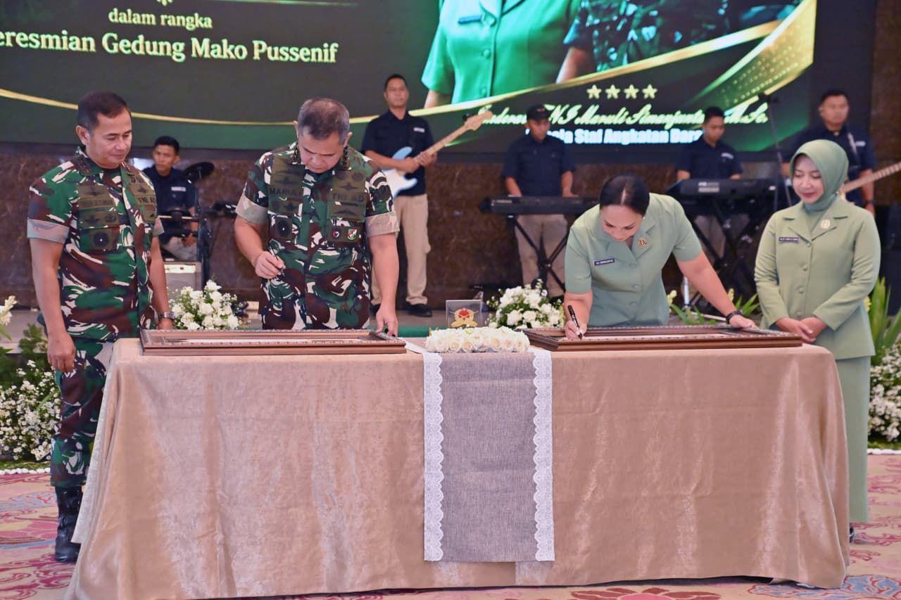 Kasad Resmikan Mako Baru Pussenif, Dankodiklatad Hadiri Momentum Penguatan Profesionalisme Prajurit Infanteri