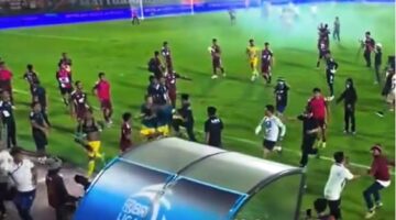 Oknum Suporter PSM Diduga Tendang Pemain Persib Usai Maung Bandung Menang Dramatis 2-1 di Parepare
