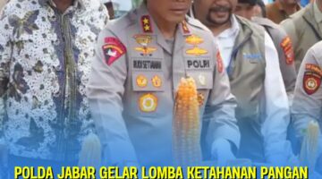 Polda Jabar Gelar Lomba Ketahanan Pangan Meriahkan HUT Bhayangkara ke 80