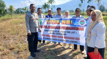 Pemdes Sukau Mergo Mulai Realisasikan Dana Desa 2026, Bangun Jalan Usaha Tani dan Rabat Beton untuk Dorong Produktivitas Warga
