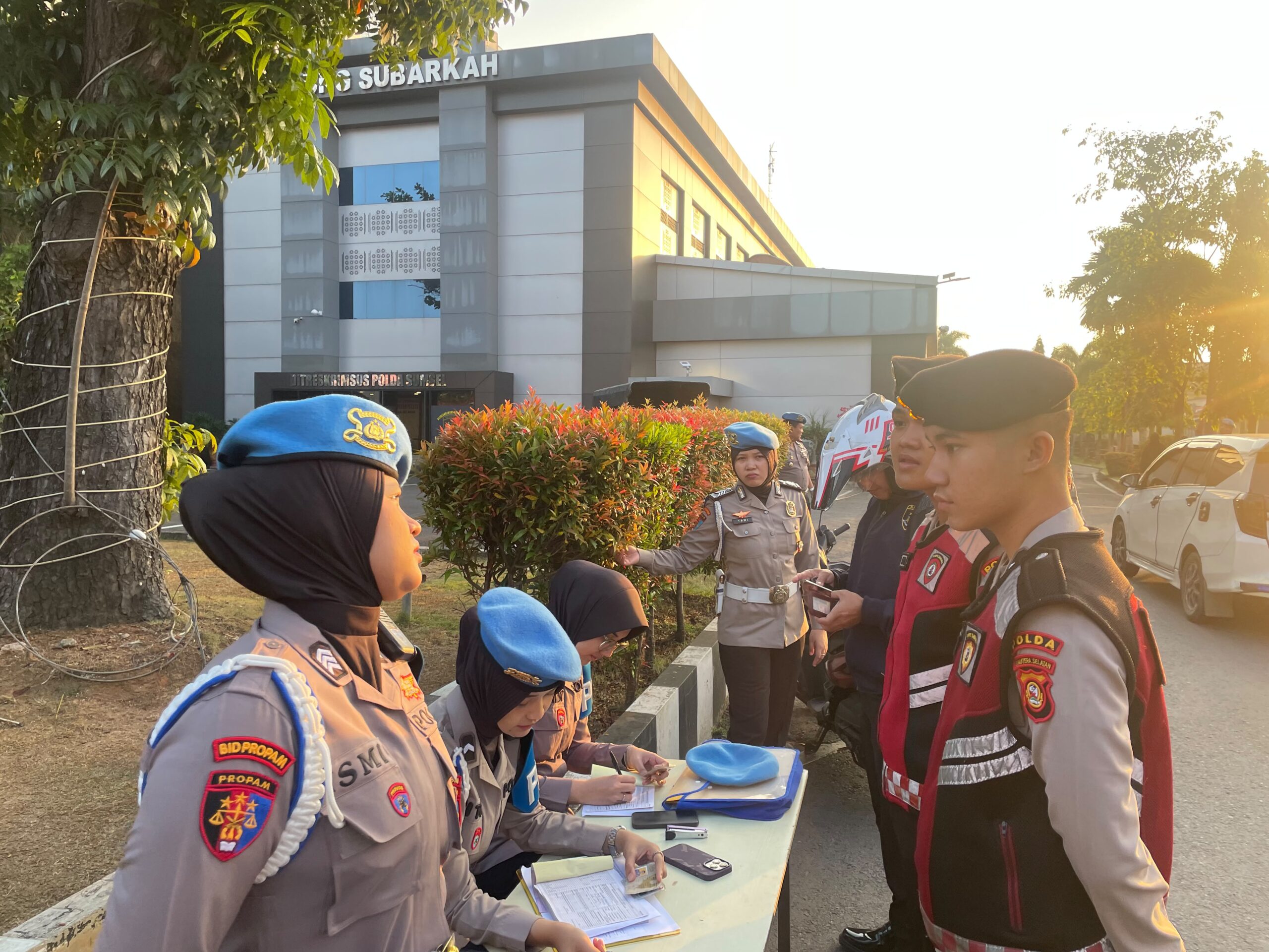Perkuat Stabilitas Nasional, Polda Sumsel Gelar Operasi Disiplin Internal Anggota