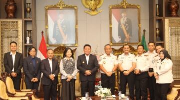 Perkuat Sinergi Pemasyarakatan, Karutan Kelas I Palembang Dampingi Kakanwil Ditjenpas Sumsel Audiensi dengan Gubernur Sumsel