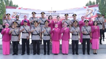 Kapolda Sumsel Pimpin Ziarah TMP Kesatria Ksetra Siguntang, Hormati Jasa Pahlawan Jelang Hari Bhayangkara ke-80