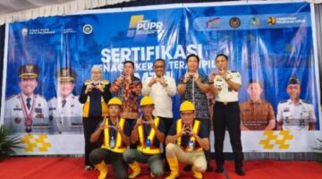 Rutan Kelas I Palembang Jadi Lokasi Sertifikasi Tenaga Kerja Terampil MTU Kementerian PUPR, Dibuka oleh Asisten II Kota Palembang Mewakili Wali Kota