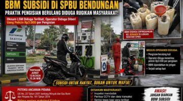 Dugaan Penyalahgunaan BBM Subsidi di SPBU Bendungan Disorot, Praktik Pengisian Berulang Diduga Rugikan Masyarakat
