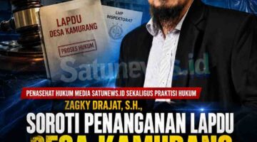 Zagky Drajat, S.H., : Pengembalian Temuan Bukan Akhir Penegakan Hukum
