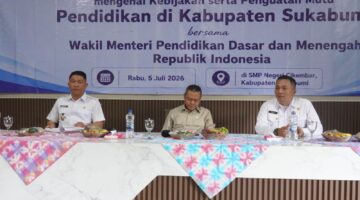 WABUP DAMPINGI WAMENDIKDASMEN RI BAHAS KEBIJAKAN DAN PENGUATAN MUTU PENDIDIKAN DI SUKABUMI 