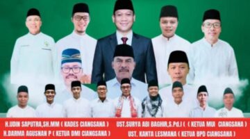 Menebar Cahaya Ilmu dan Memperkuat Ukhuwah, Pemdes Ciangsana Gelar Pengajian Rutin Bulanan Penuh Khidmat