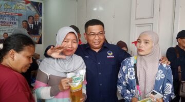 Sambut HUT ke-81 RI, DPD NasDem Cimahi Gelar Doa Bersama Anak Yatim hingga Bazar Minyak Murah