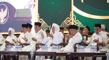 Gus Syarif Bawa Keluarga Besar Ponpes Sabilul Hasanah Ikuti Dzikir Kebangsaan di Masjid Istiqlal