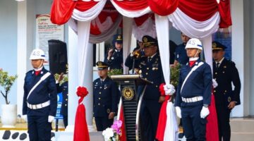 Khidmatkan Kemerdekaan, Kalapas Palembang Pimpin Upacara HUT Ke-81 RI di Kanwil Ditjenpas Sumsel   