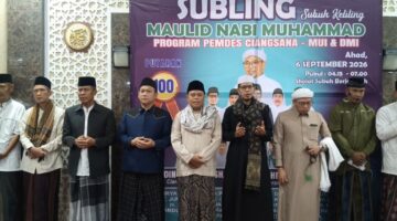 SUBLING Putaran ke-100 di Masjid As-Salam, Kades Ciangsana Ajak Seluruh Elemen Desa Bersatu dalam Syiar dan Keteladanan Nabi