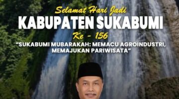 Dirut Perumda Tirta Jaya Mandiri Sampaikan Ucapan Milangkala ke-156 Kabupaten Sukabumi