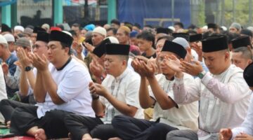 Kemarau Berkepanjangan, Lapas Kelas I Palembang Gelar Salat Istisqa Bersama Warga Binaan   